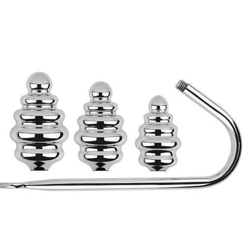 Set Hook 8826 GreatBenefit Screw-in Anal Ribbed 0314